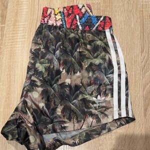 Adidas Women's Multicolor Tropical Print Shorts